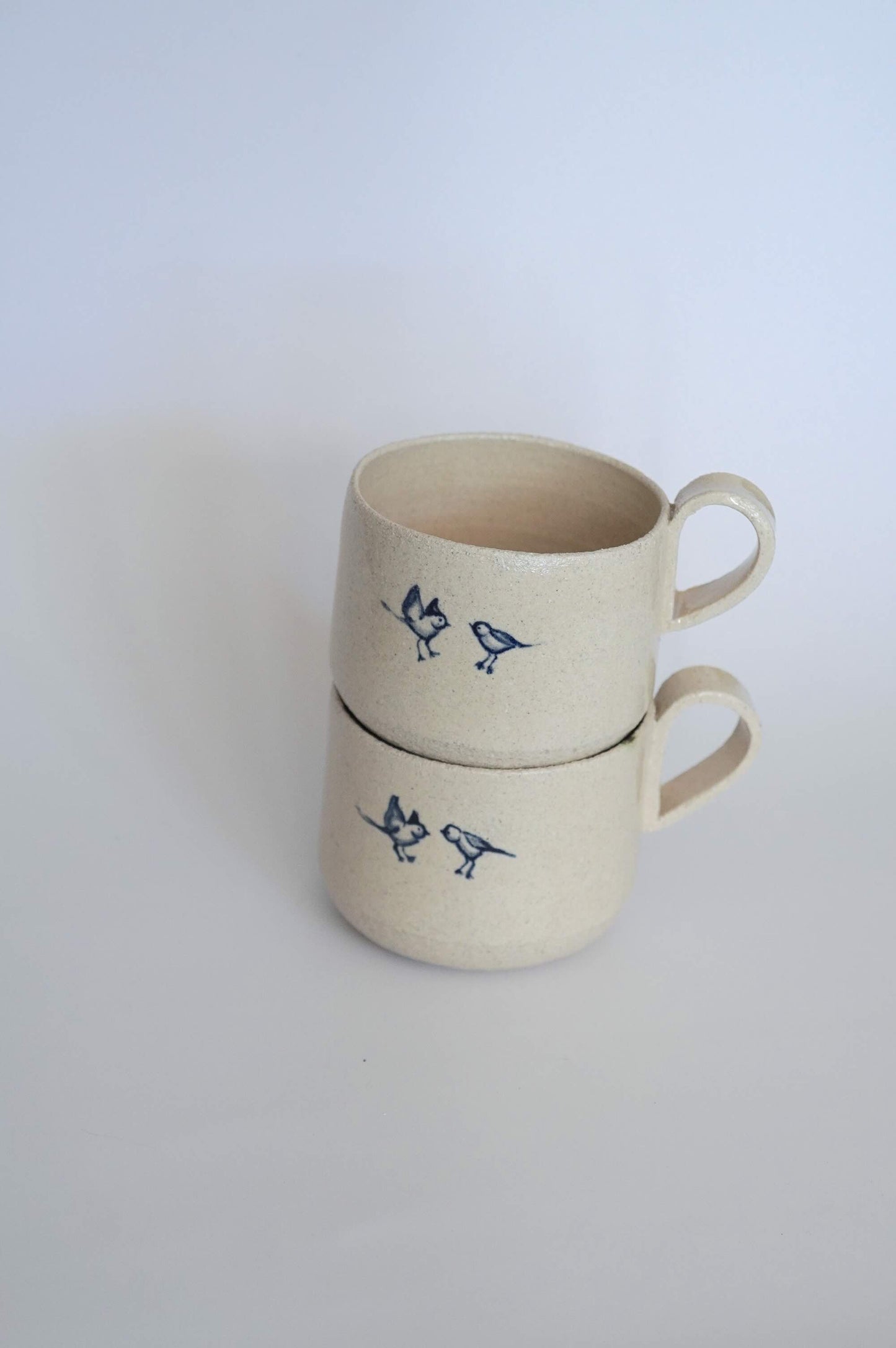 Taza blue bird - blanca