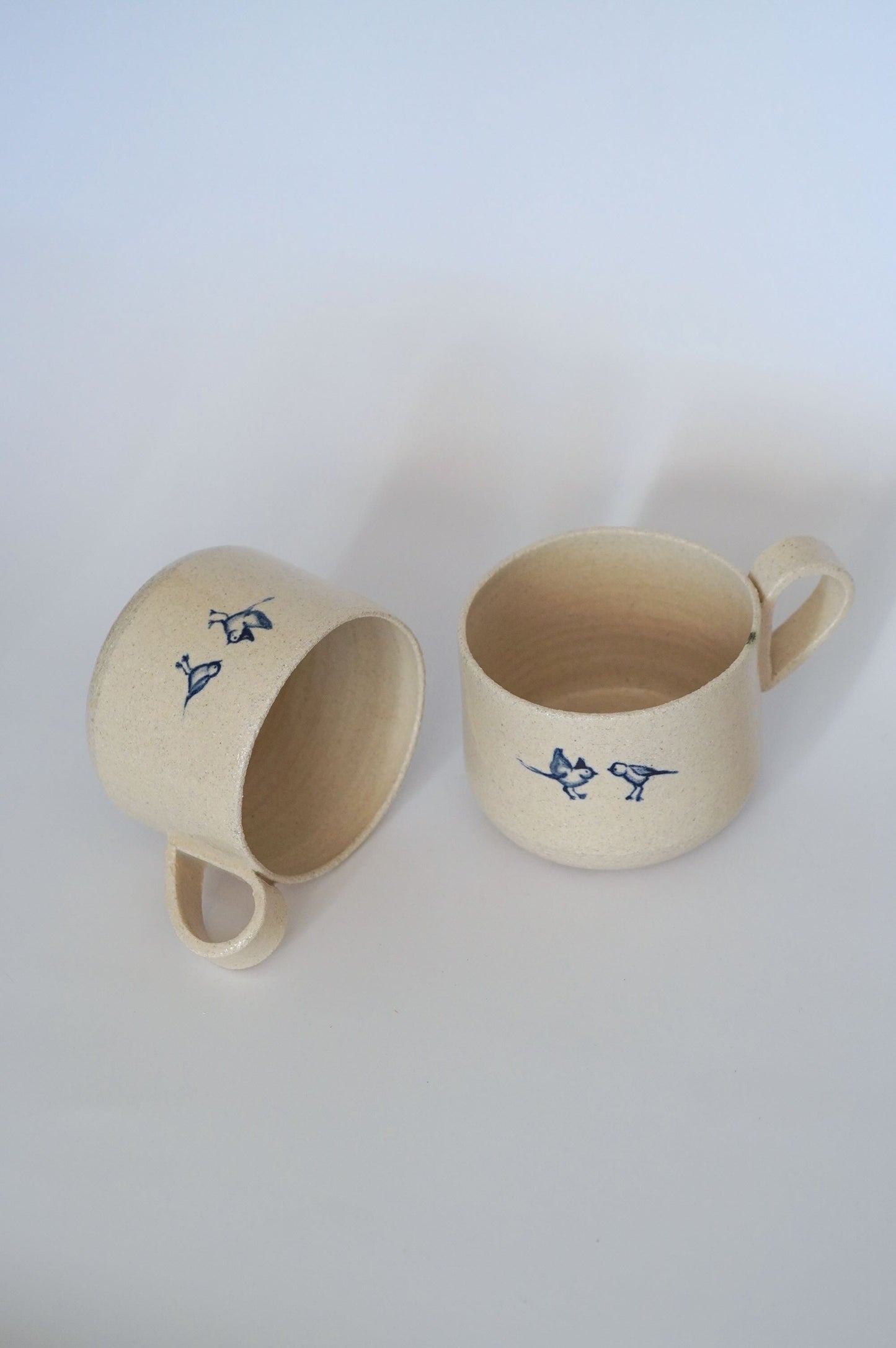 Taza blue bird - blanca